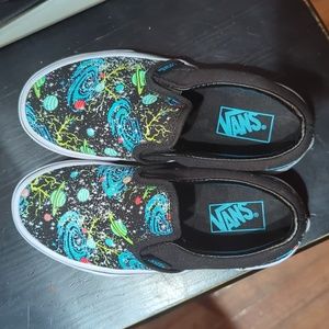 Kids Outer space, glow in the dark Vans